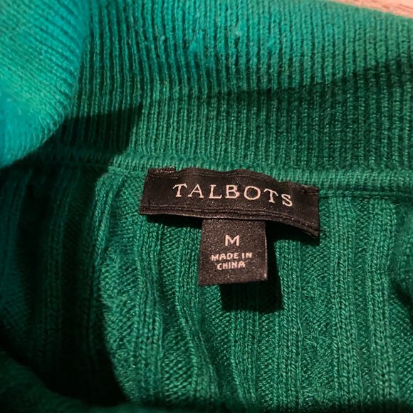💚Emerald Green Talbots Turtleneck💚 - Picture 5 of 7